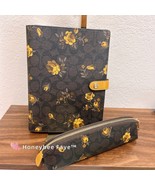 NWT Coach Notebook/Pencil Case In Signature Canvas With Floral Print CCF... - $76.33 CAD+