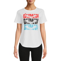 The Batman Women&#39;s Logo T-Shirt Size XL Color White - $12.86