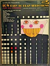 World&#39;s Favorite 108 Easy To Play Selections For All Organs Series #41 VTG 1966 - £8.92 GBP