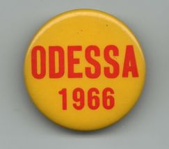 Vtg 1966 Odessa Texas Rodeo Contestant Pin Pinback Bob Eidson - £7.96 GBP