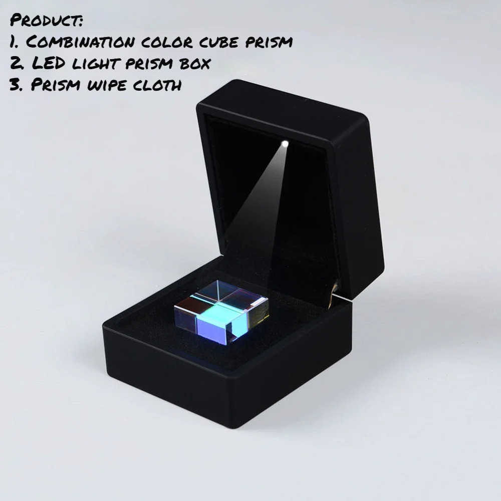 20*20*20mm of Light Cube A Gift From  Optical Science Prism  Creative Or... - £174.12 GBP