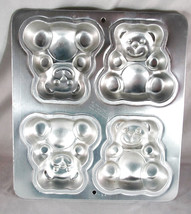 Wilton 1991 (4)Teddy Bears-Cake pan 2105-9437 - $5.39