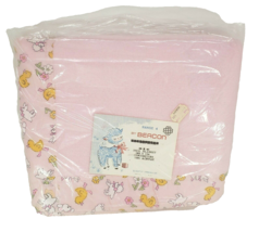 Vintage Beacon Pastel Pink Baby Blanket 40 X 45 100% Acrlyic In Package Ducks - $56.05