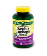 Spring Valley Garcinia Cambogia Capsules 800 mg 90 Count Weight Support ... - £7.86 GBP