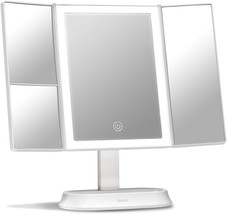 Fancii Trifold Makeup Mirror With Natural Led Lights, Lighted Vanity Mir... - €38,50 EUR