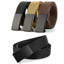 125cm Men Army Tactical Automic Buckle Nylon Belt for Outdoor Sport - £12.86 GBP
