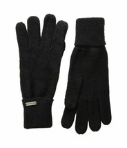 Steve Madden Women&#39;s Solid Boyfriend Touch Gloves, Black, One Size - £12.06 GBP