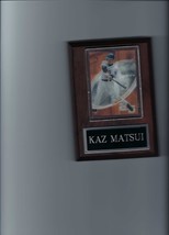 KAZ MATSUI PLAQUE BASEBALL NEW YORK METS NY MLB   C - £0.00 GBP