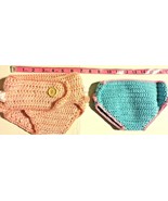 So Dorable New Knitted Baby Doll Ruffle Bottoms 0-6 months Pink Blue SKU... - $9.43 CAD