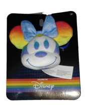 Disney Minnie Mouse Rainbow Pride Collection Plush Keychain Bag Clip-On.... - $129.63 MXN