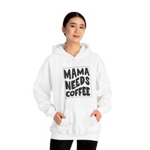 mama needs coffee Unisex Heavy Blend™ Hooded Sweatshirt hoddie hoody - £26.39 GBP+