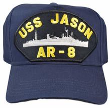 EC USS Jason AR-8 Ship HAT - Navy Blue - Veteran Owned Business - £18.65 GBP