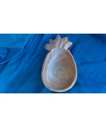 Vintage Hawaii Hand Carved Monkey Pod Wood Pineapple Bowl - 10&quot;x5&quot;x2.5&quot; - €14,94 EUR
