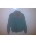 Eddie Bauer Fleece Lining Jacket Windjacket Blue Green Vintage Men Large... - $79.13 CAD