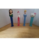 Pez Dispenser Hello Kitty Unicorn, Mulan, Cinderella, Hello Kitty Hawaiian  - $13.67 CAD