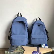 Female Solid School Bag For Teenage Girls 2022 Nylon Travel Backpack Women Mochi - £29.51 GBP