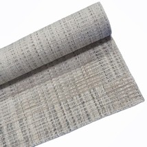 Geometric Grid Smoke Gray 100% Wool Handmade 4x6ft Home Decore Living Room Rug - £295.29 GBP