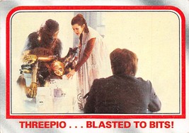 1980 Topps Star Wars #83 Threepio Blasted To Bits! Han Solo Leia B - £0.70 GBP