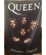 QUEEN Bohemian Rhapsody FLAG POSTER BANNER CD Freddie Mercury ROCK - £15.05 GBP