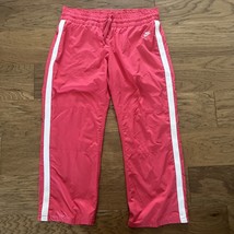 Vintage Nike Pink Windbreaker Pants Size XL Swoosh - £17.24 GBP