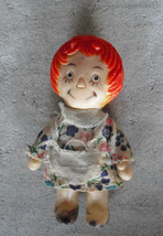Vintage 1960s Vinyl Raggedy Ann Andy Figurine 3 1/2&quot; Tall - £11.82 GBP