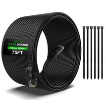 75 Feet Cat6 Ethernet Cable Cat 6 Patch Cable Cat6 Internet Cable UTP Network Ca - £27.06 GBP