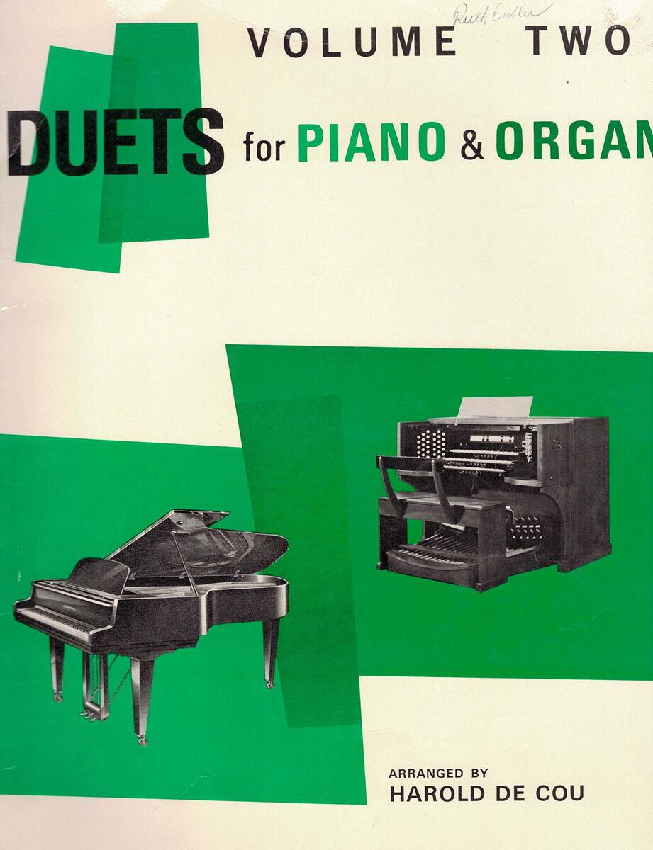 Duets for Piano and Organ , Volume Two [Staple Bound] Harold De Cou ( ed... - $13.85