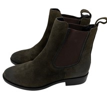 Thursday Boot Company Duchess Ankle Boots Size 7.5 Dark Olive Suede  - $118.80