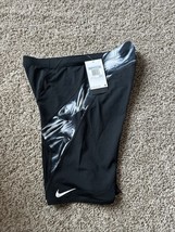 Nike Men’s Solar Rise Swim Jammer Black Size 36 Drawstrings Beach Surfing - $29.99