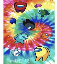 AMONG US CREWMATES IN TIEDYE BEACH POOL TOWEL SUPER SOFT (27”x54” - $22.76