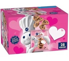 Pillsbury Soft Baked Mini Chocolate Chip Cookies, 1.5 oz., 28 pk. Valentine Day - £20.78 GBP