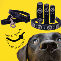 Shwaan Hundehalsband aus echtem Leder | Mittlere Größe | Hundehalsgröße |... - £33.29 GBP