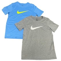 Nike Boys Set Of 2 Athletic Shirts Size Medium (lot 112) - £15.37 GBP