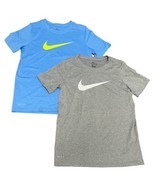 Nike Boys Set Of 2 Athletic Shirts Size Medium (lot 112) - £15.20 GBP
