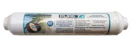 PURE T IL-10W-C-EZ38 REVERSE OSMOSIS IN-LINE CARBON FILTER 10 X 2 3/8 QU... - £9.32 GBP