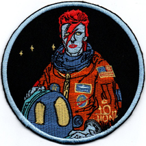 Human Space Flights David Bowie Space Oddity USA Badge Iron On Embroidered Patch - $19.99+