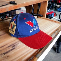 NWT Valvoline Blue Strapback Baseball Hat Cap NASCAR EMI Entrepreneur Marketing - $13.99