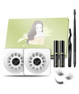 DIY Eyelash Extension, Glue Bonded Band Individual Lash 24 Clusters Natu... - $20.36 CAD
