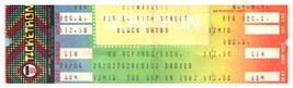 Noir Uhuru Concert Ticket Stub Septembre 14 1982 New York Ville Untorn - $51.41