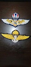 Marine Gold Color Wings, Honorary Silver Color Thai air force Handmade M... - £66.98 GBP