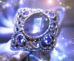 HAUNTED ANTIQUE RING MASTER WITCHES CIRCLE OF GIFTS SECRET RARE OOAK MAGICK  image 2