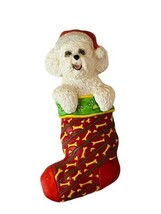 Bichon Frise Refrigerator Magnet puppy dog figurine Willabee Ward MBI Ch... - £21.37 GBP