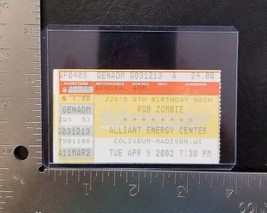 Rod Zombie - Vintage Original April 9, 2002 Concert Tour Ticket Stub - $10.00