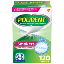 Smokers Denture Cleanser Tablets - 120 Count - $28.03