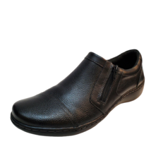 Clarks Of England Womens  Shoes Cora Giny Leather  Foam Loafer Flats 7.5W Black - £44.85 GBP