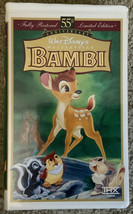 Bambi: 55th Anniversary LE (VHS, 1997, Masterpiece Collection) - £3.15 GBP