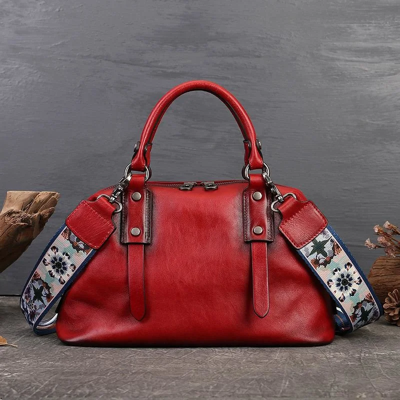   Leather Shoulder Bags For Women Handbags 2024  Luxury  Vintage Lady Handbag Ca - £70.39 GBP