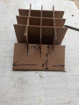 Cardboard Dividers 5 Sets 8&quot; X 8&quot; X 4&quot; High 16 cell B 8-4-03 - $69.33 MXN