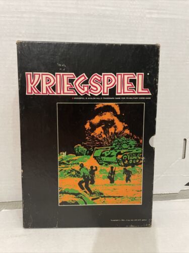 1970 KRIEGSPIEL BOOKCASE GAME WAR GAME CHESS BY THE AVALON HILL/ NOT COMPLETE - $14.01
