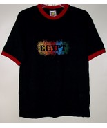 Egypt Rainbow T Shirt Embroidered Vintage Funky Bros Made In Egypt Size ... - £129.21 GBP